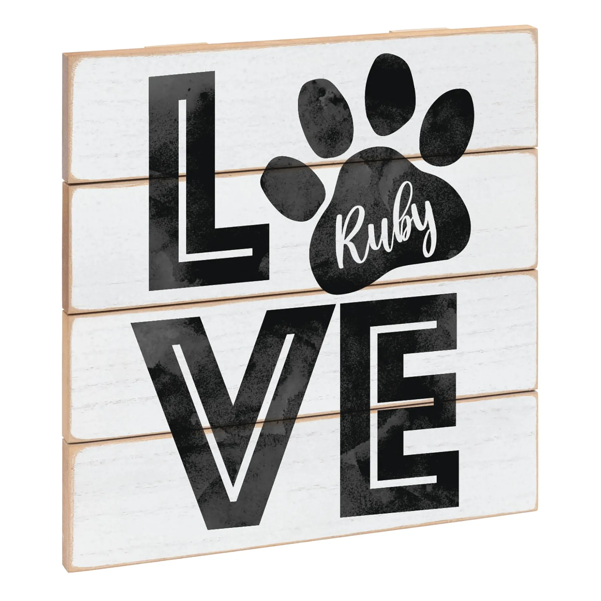 Personalized Love My Pet Wall Art