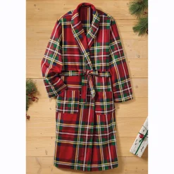 Personalized Mens Fleece Robe
