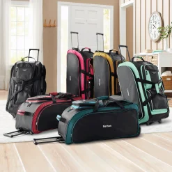 Personalized Multi Pocket Upright Duffel by Travelers Club
