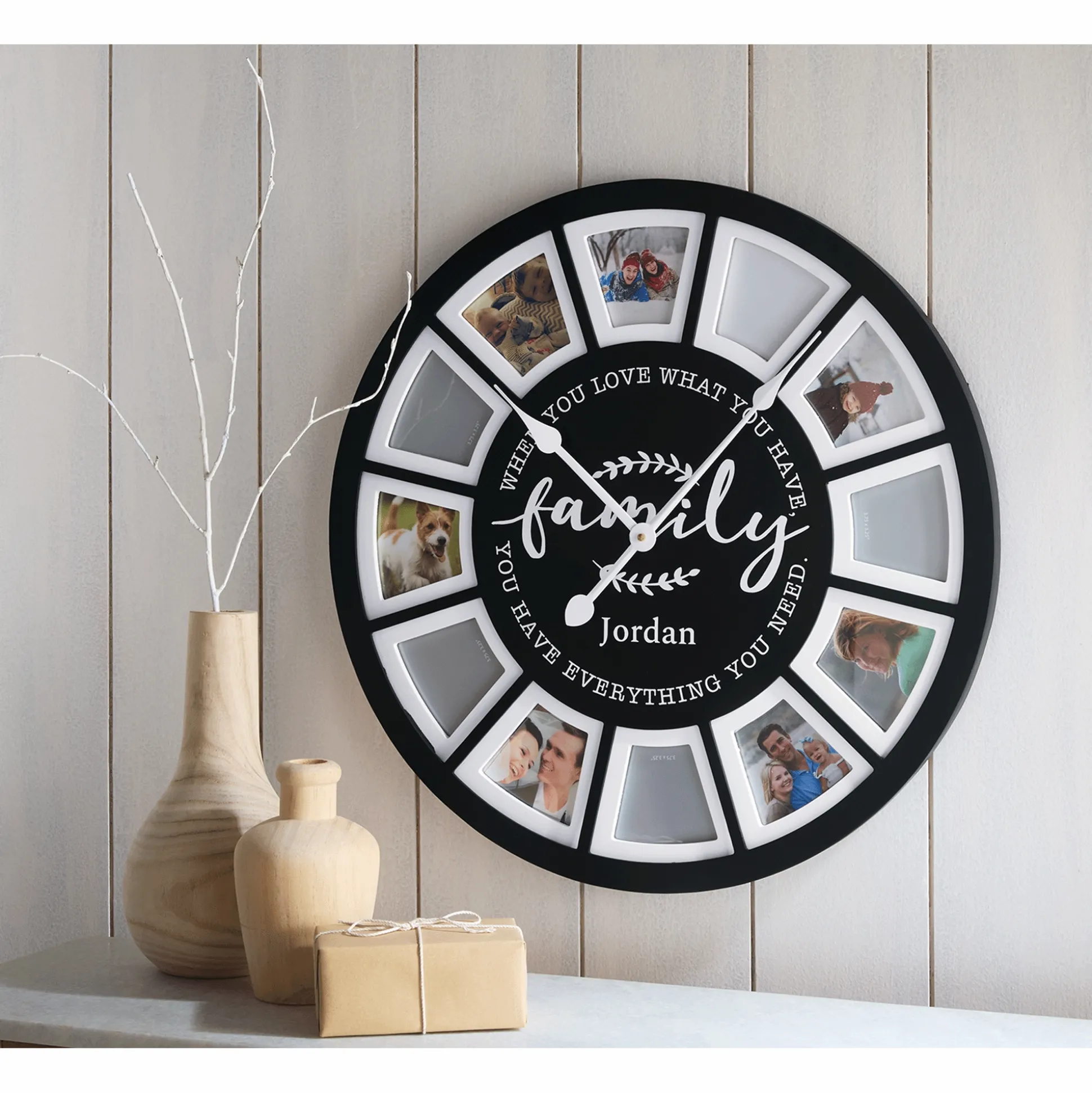 Personalized Photo Frame Clock