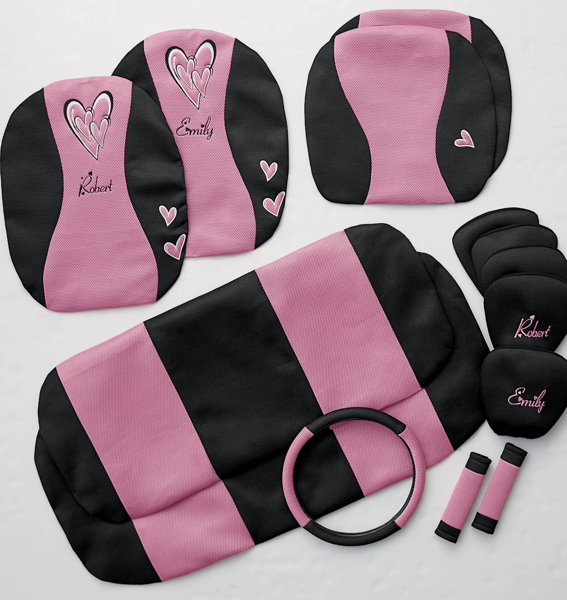 Personalized 14-Piece Seat Cover Kit