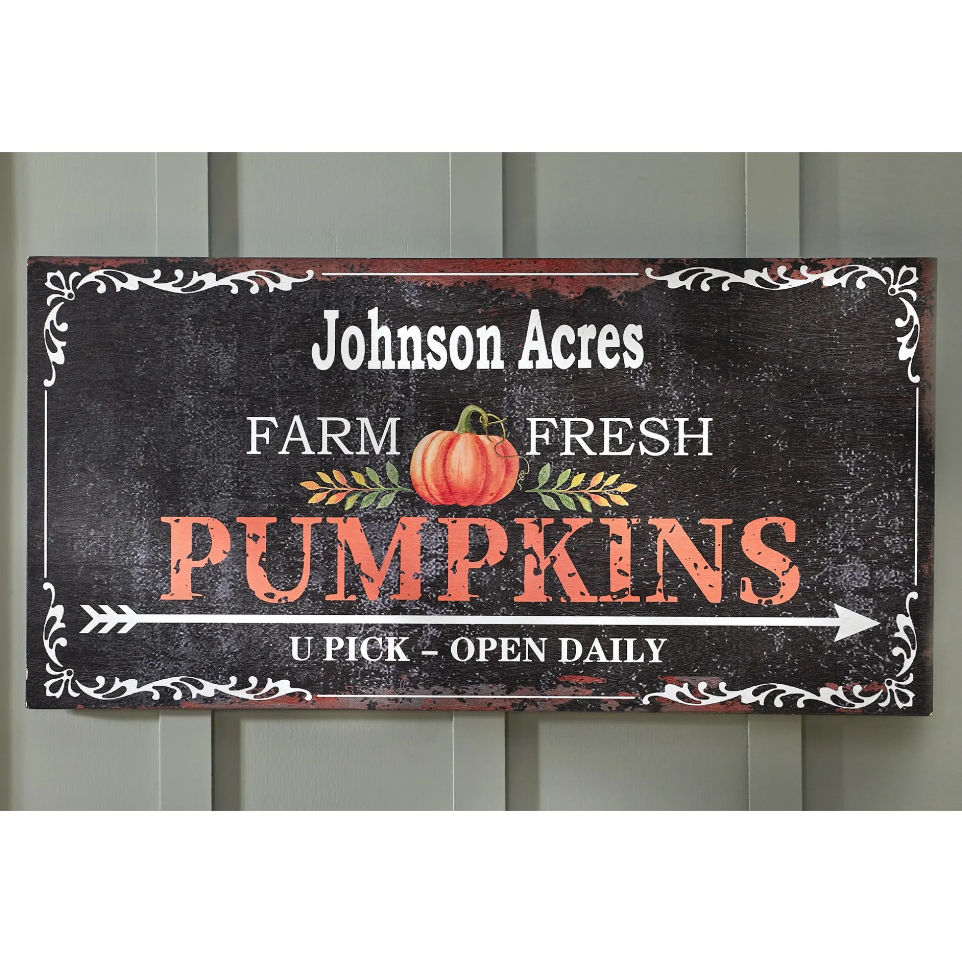 Personalized Pumpkin Picking Sign
