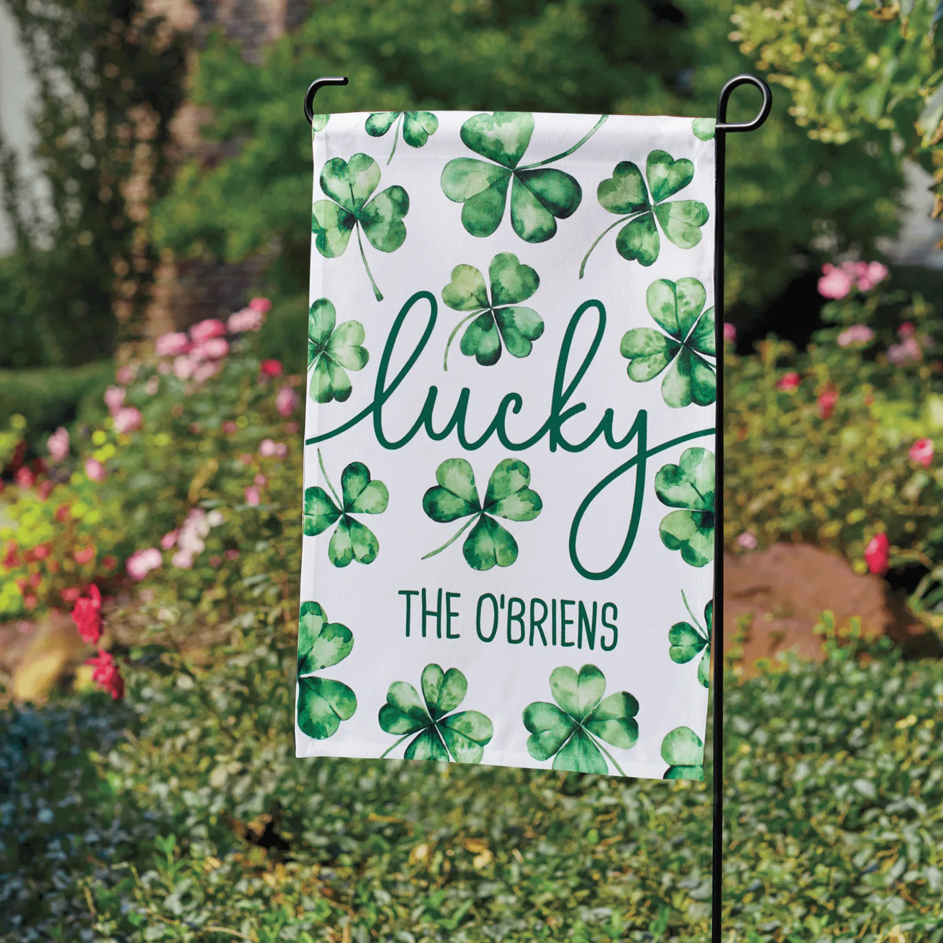 Personalized Spring Holiday Garden Flag