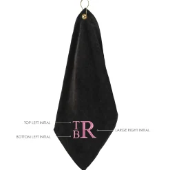 Personalized Stacked Monogram Golf Towel