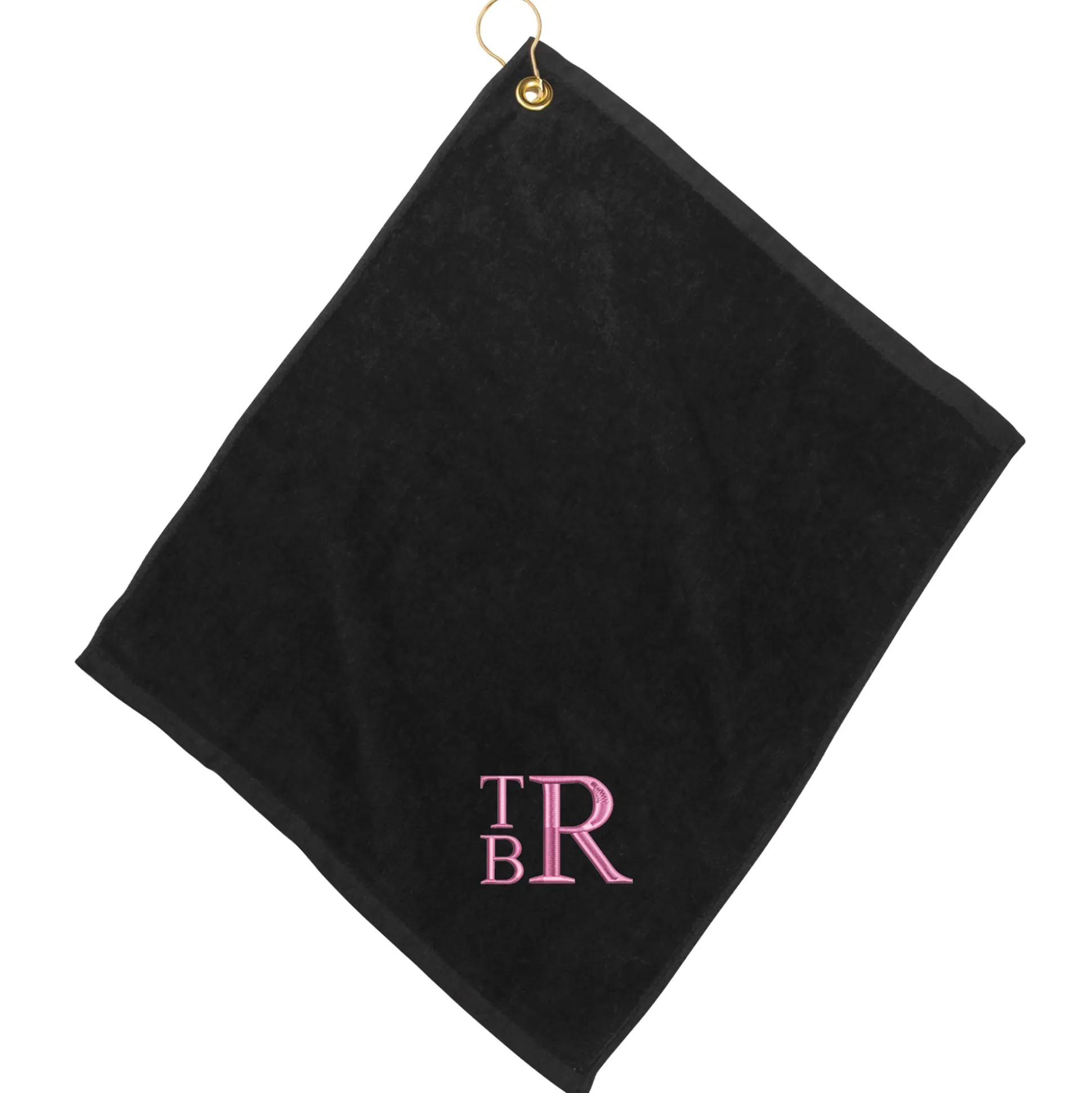 Personalized Stacked Monogram Golf Towel