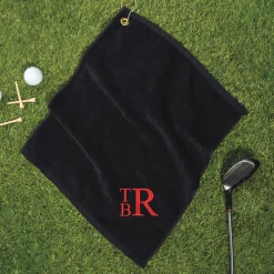 Personalized Stacked Monogram Golf Towel