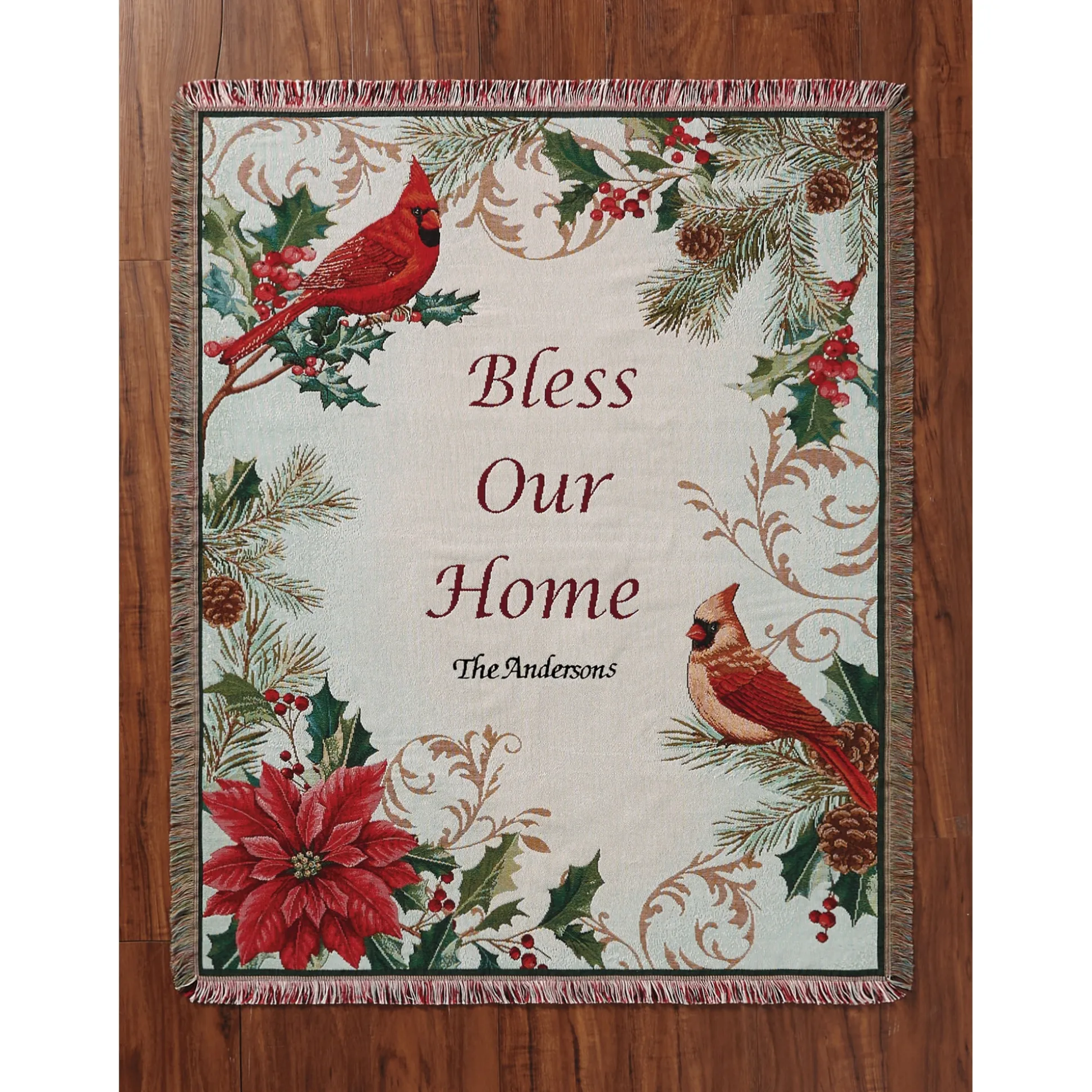 Personalized Tapestry Throw