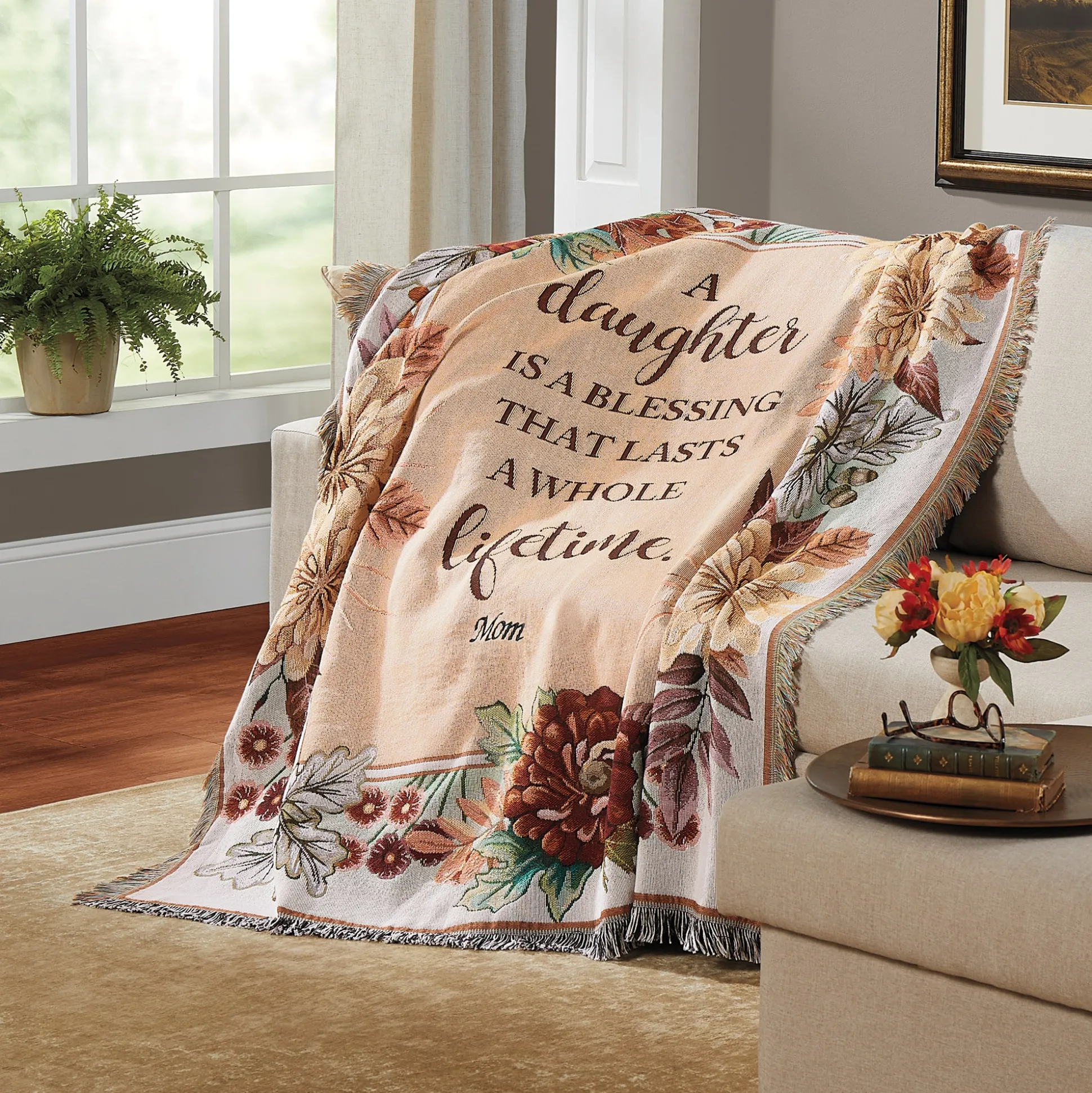 Personalized Tapestry Throw