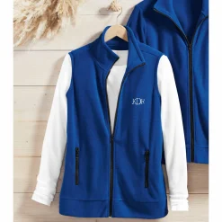 Personalized Women's Fleece Vest