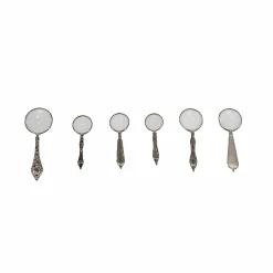 6-Piece Antique-Style Magnifying Glass Set