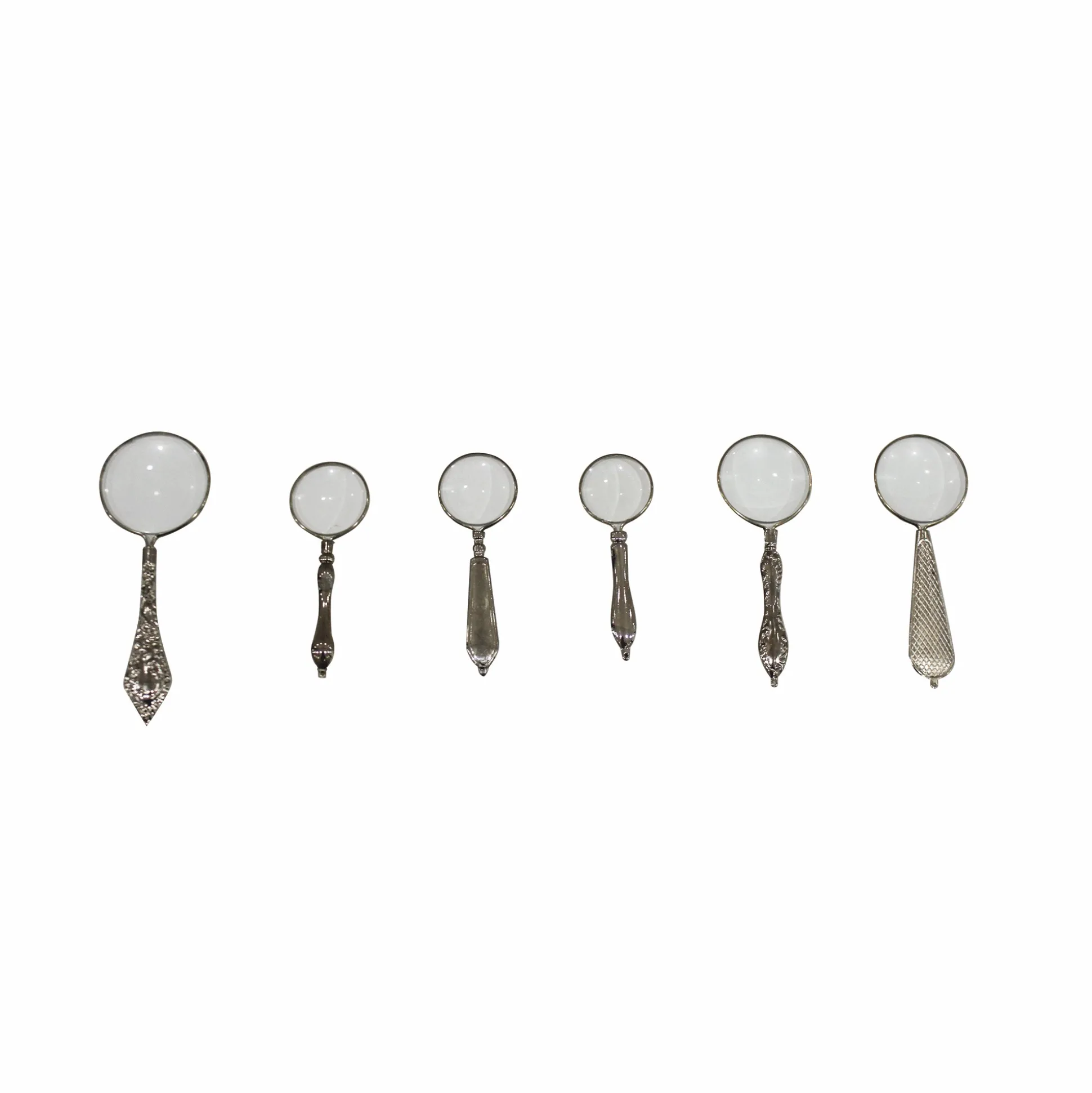 6-Piece Antique-Style Magnifying Glass Set