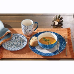 16-Piece Chinoiserie Dinnerware Set