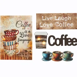 5-Piece Coffee Wall Gallery Set