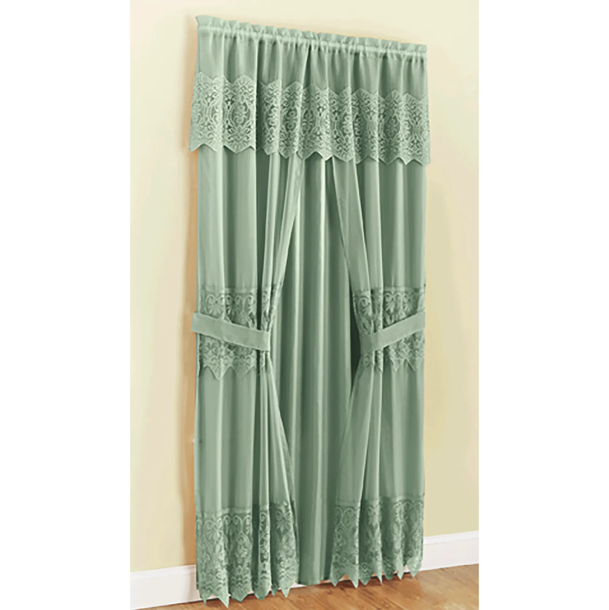 6-Piece Joelle Lace Curtain Set