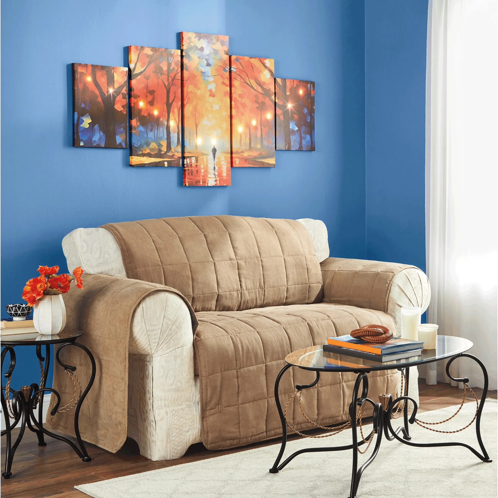 5-Piece Lit Nature Walk Canvas Set