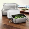 6-Piece Stainless Steel Food Storage Set