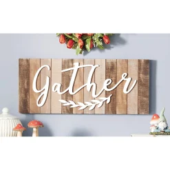 Plank-Style Gather Sign