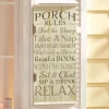 Porch Rules Sign