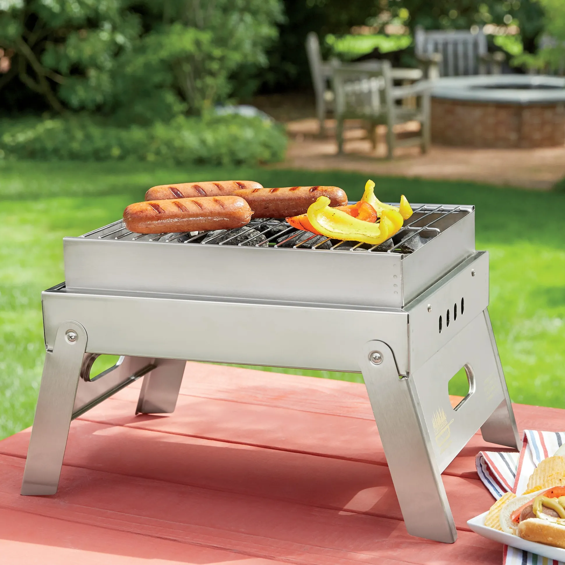 Portable Charcoal Camp Grill