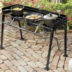 Portable Propane Triple Burner Outdoor Cooker