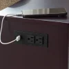 Powered Side Table with Cupholders