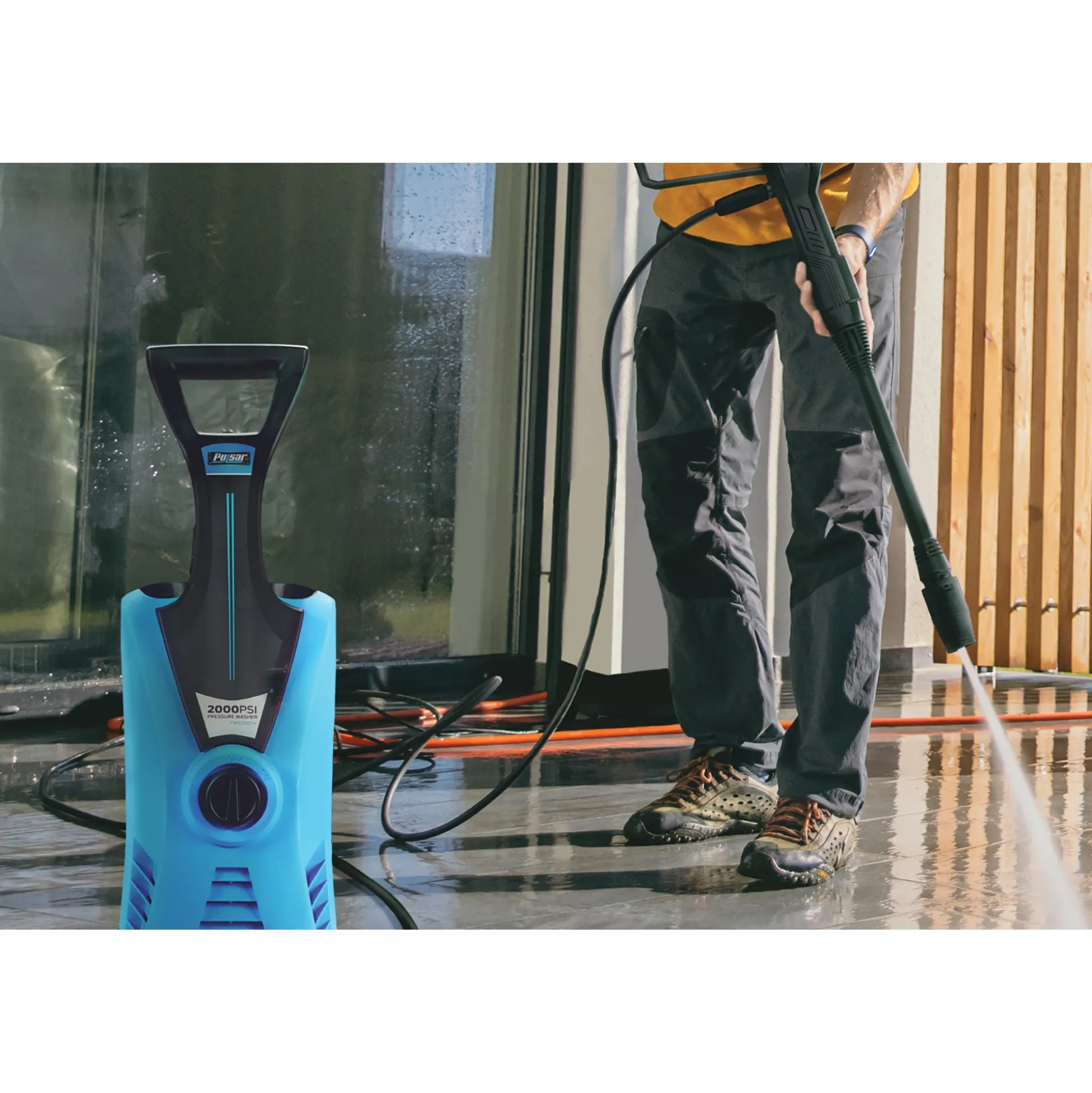 Pulsar 2000 PSI Vertical Electric Pressure Washer