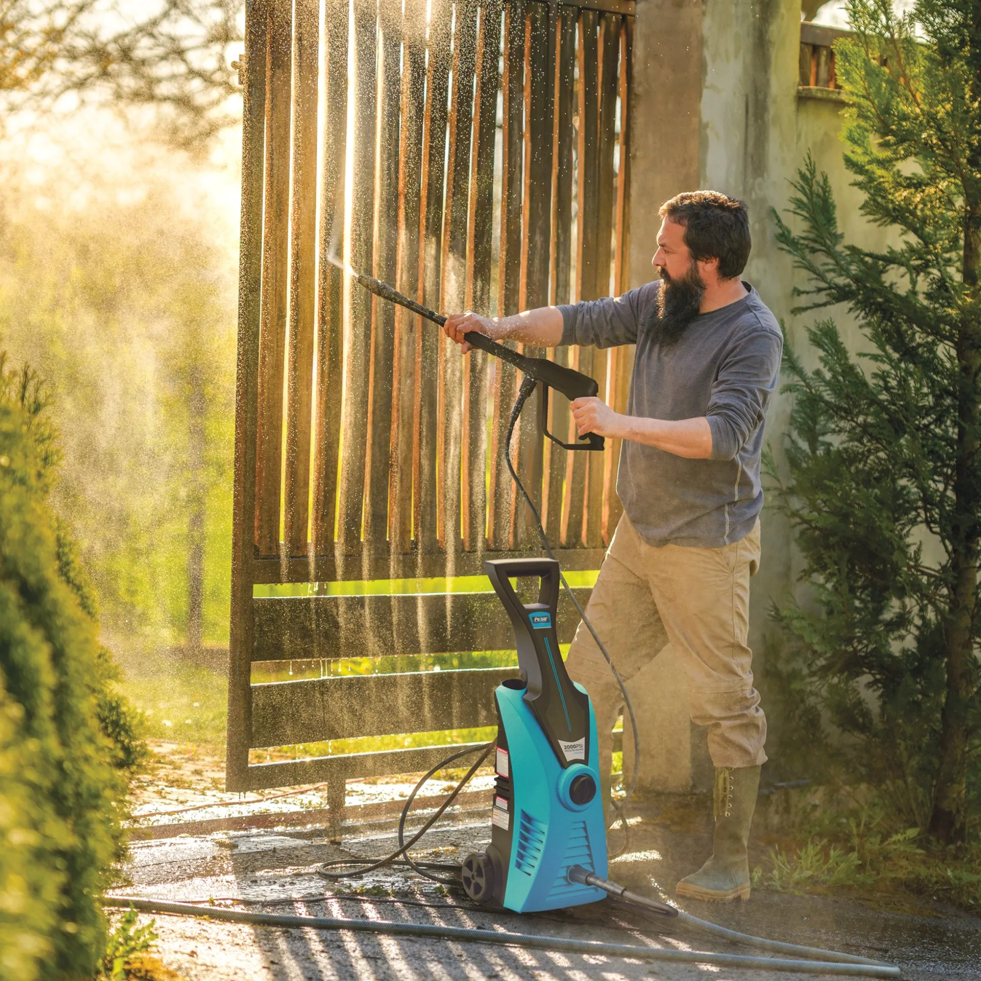 Pulsar 2000 PSI Vertical Electric Pressure Washer
