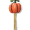 Pumpkin-Topped Seasonal Wreath Hanger