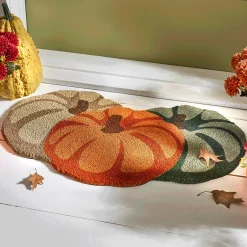 Pumpkin Trio Coir Mat