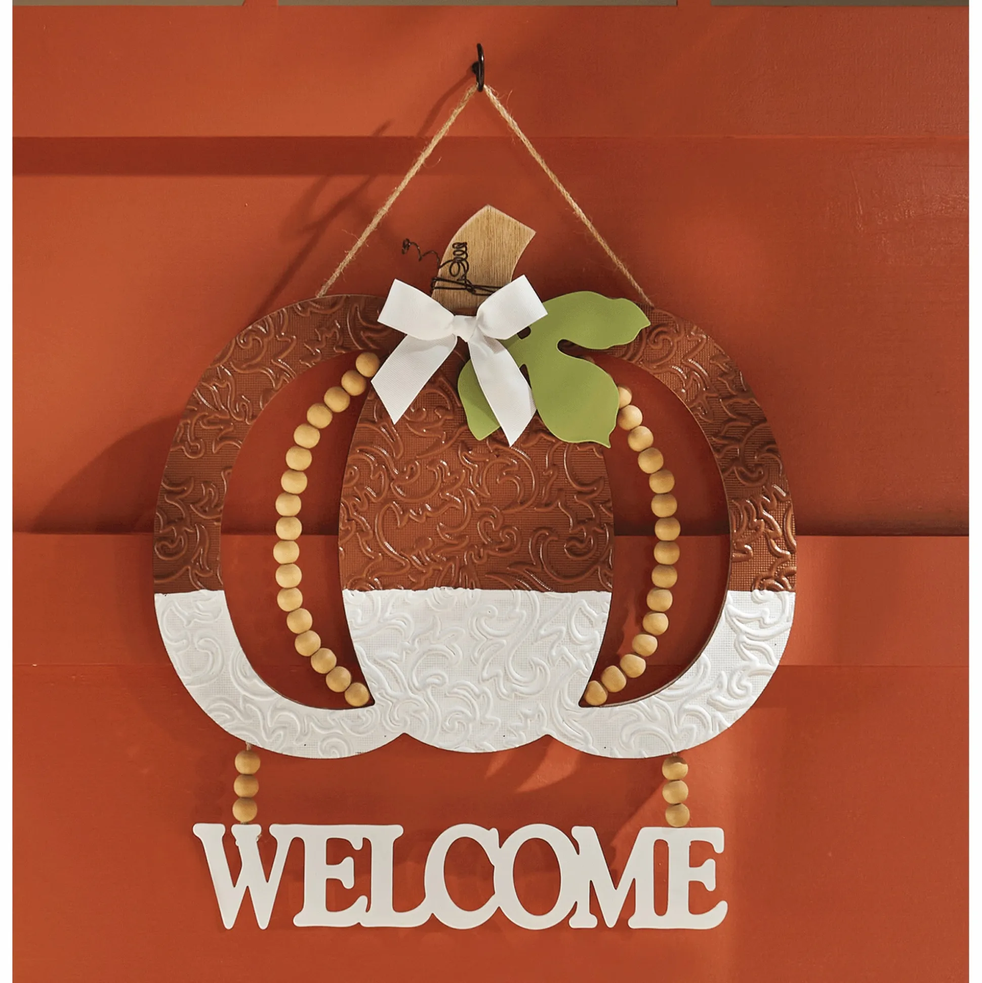 Pumpkin Welcome Sign