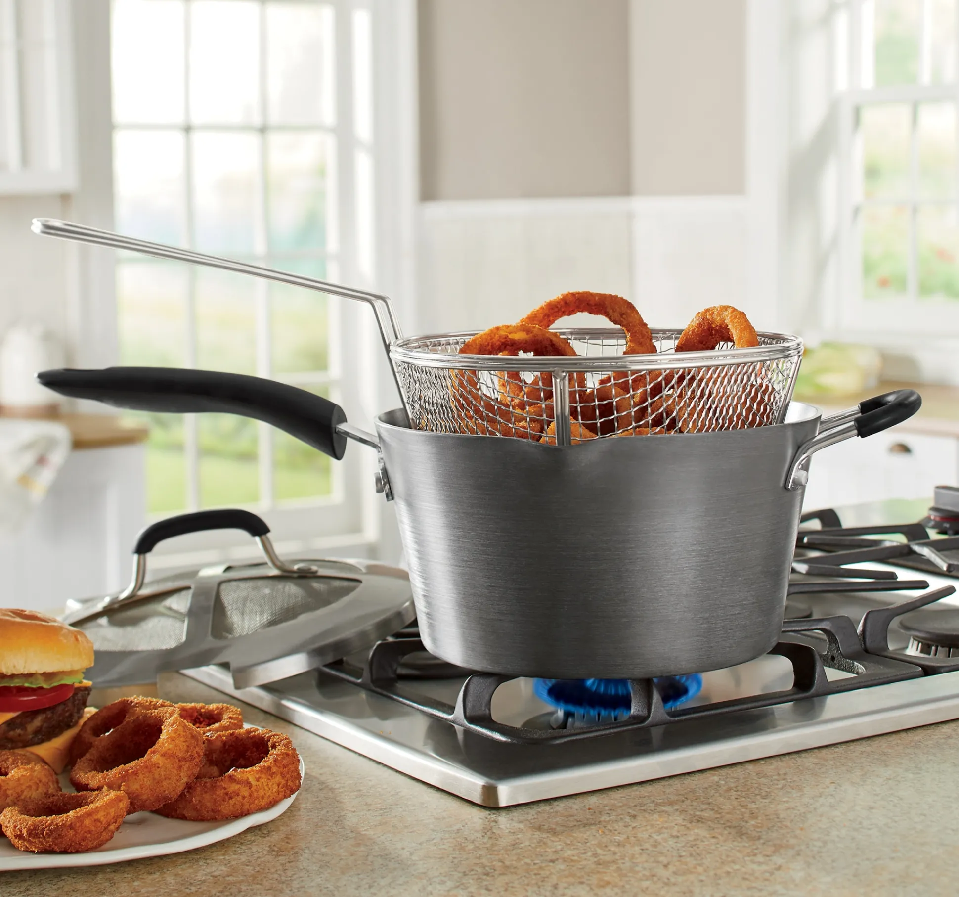 4.5-Qt. Stovetop Deep Fryer Set