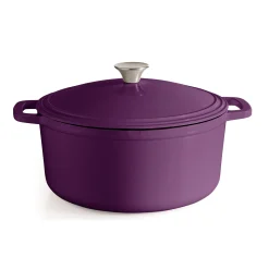 7-Quart Enameled Cast Iron Casserole with Lid