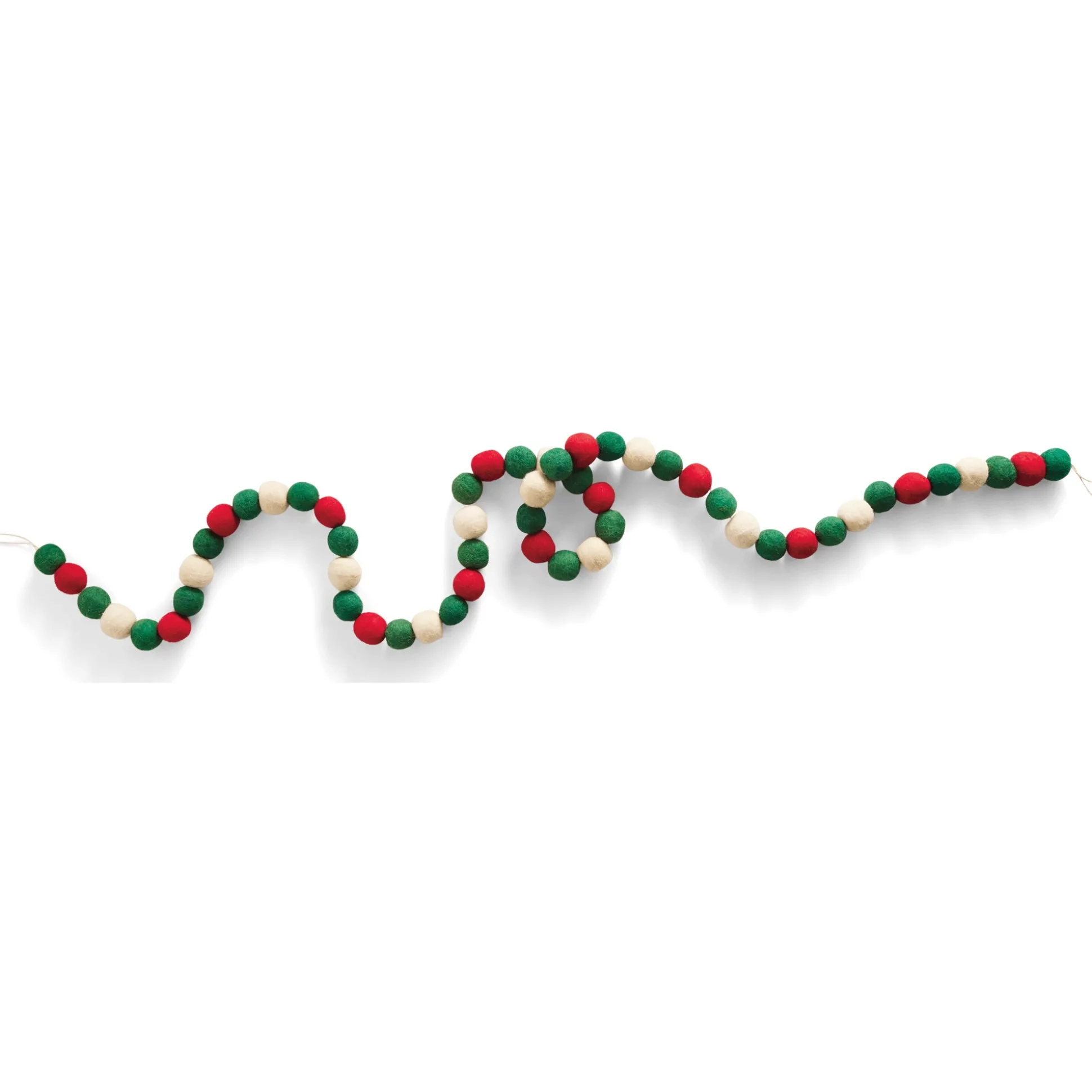Red & Green Christmas Garland