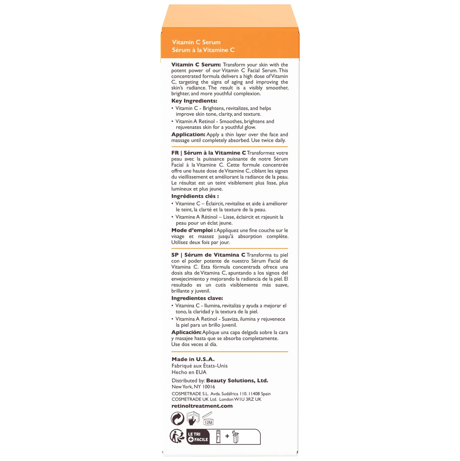 Retinol + Vitamin C Serum