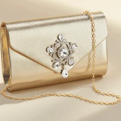 Rhinestone Embellished Evening Bag