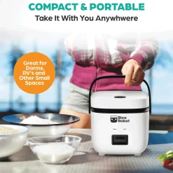 Rice Robot Compact Rice Cooker with Color Coded System