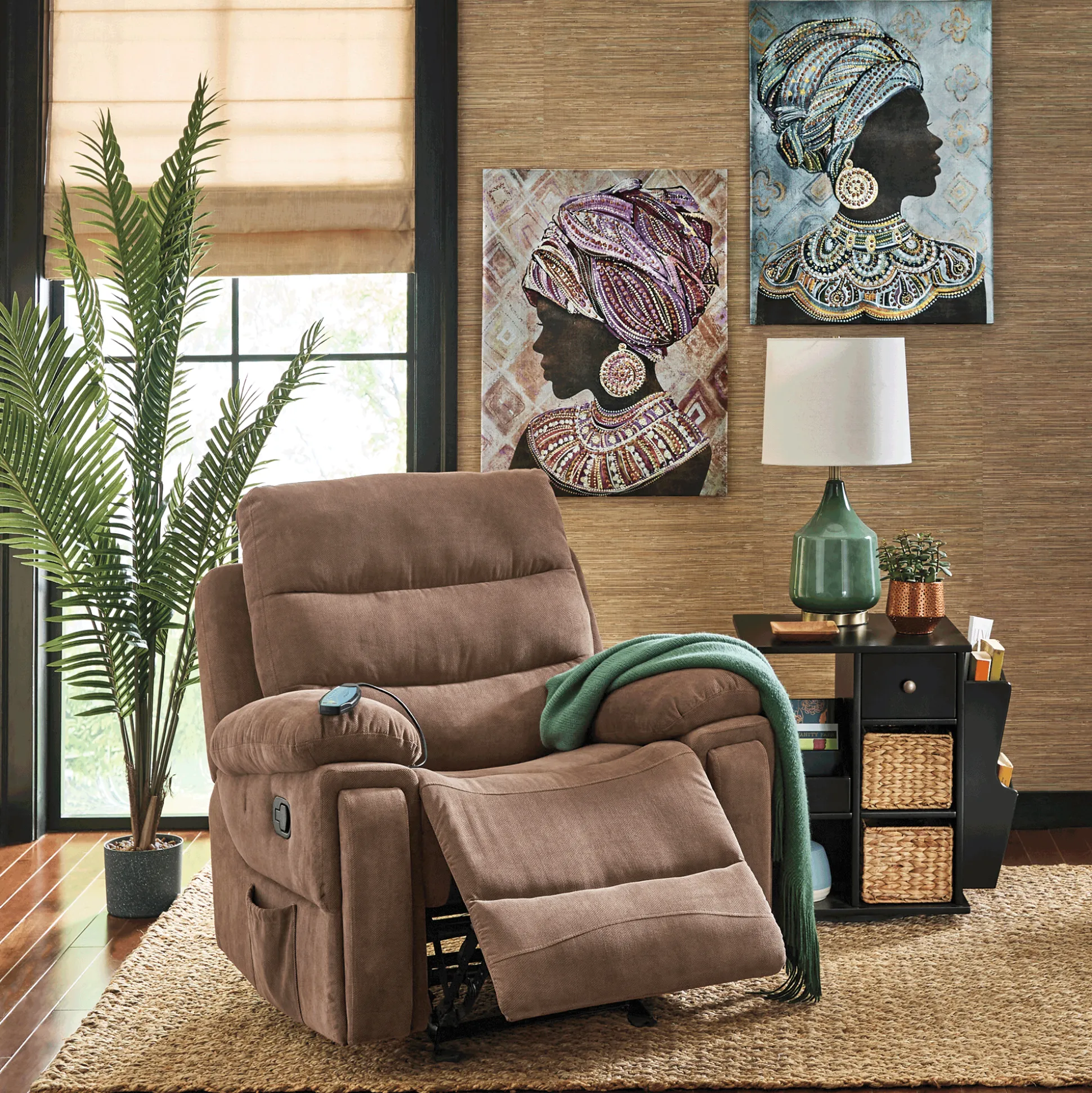 Rocking Recliner with Massage and Heat