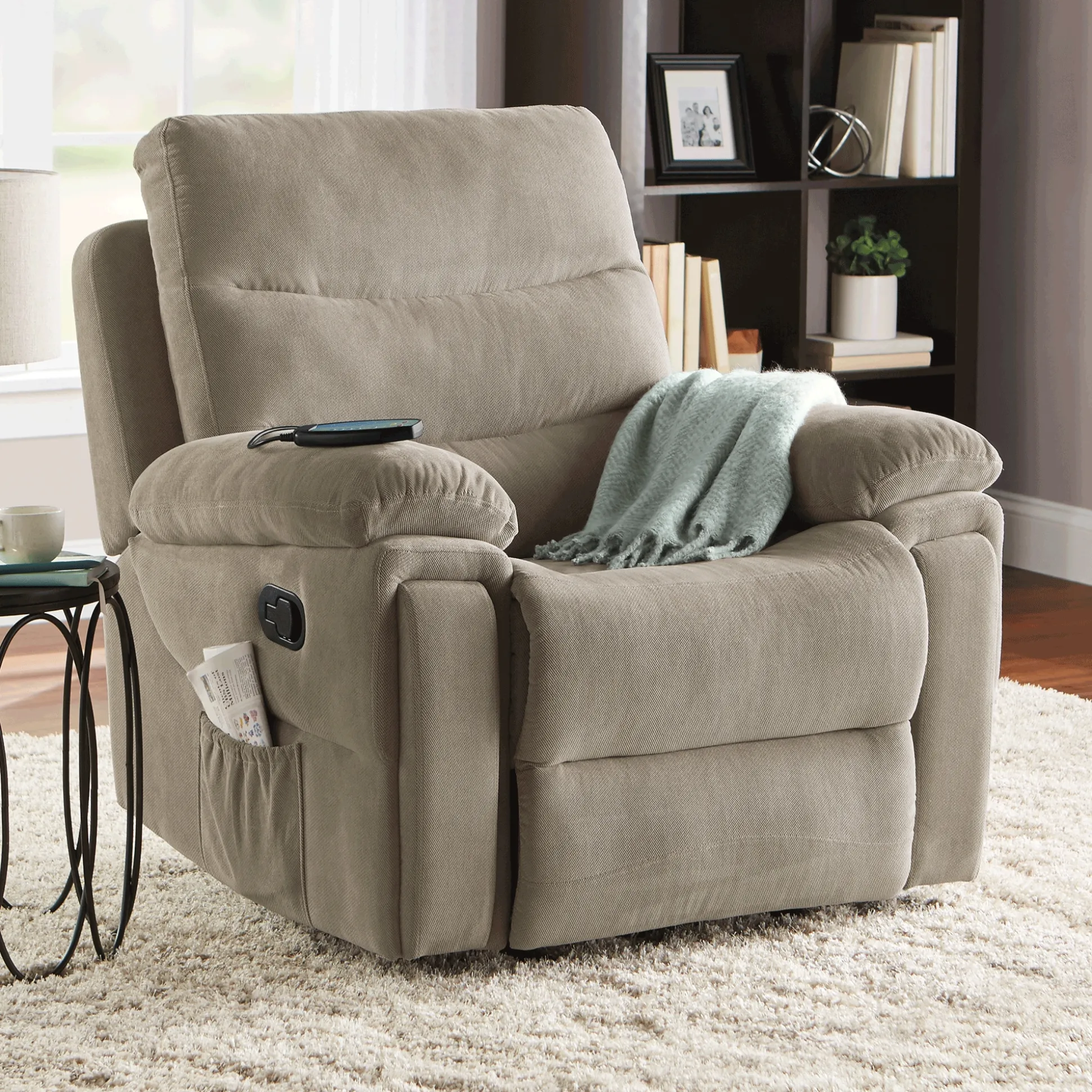 Rocking Recliner with Massage and Heat