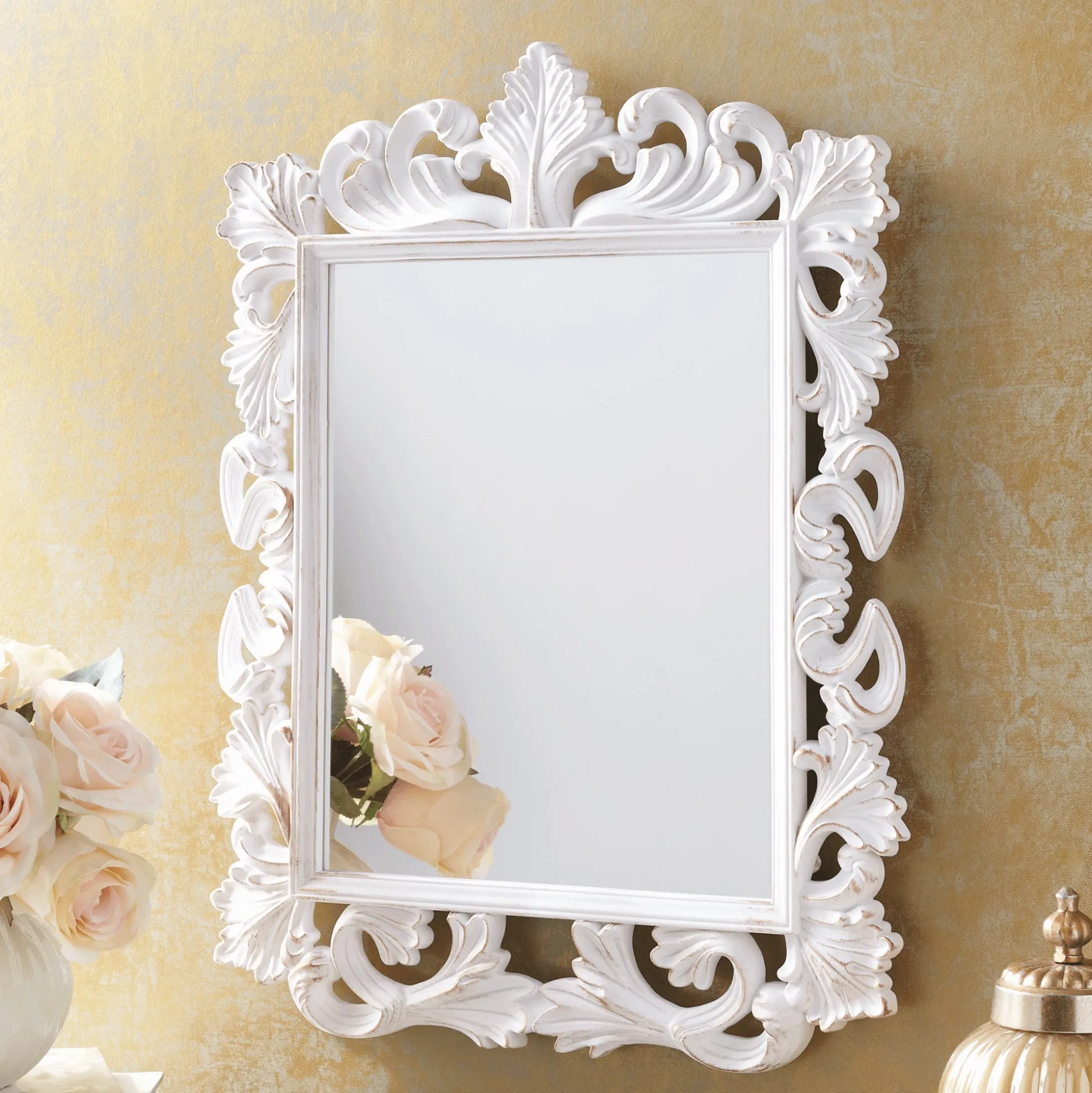 Romantic Scroll Mirror