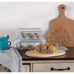 Rooster 6-Piece Food Storage Set