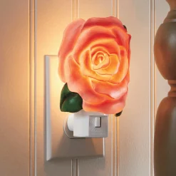 Rose Figural Night-Light