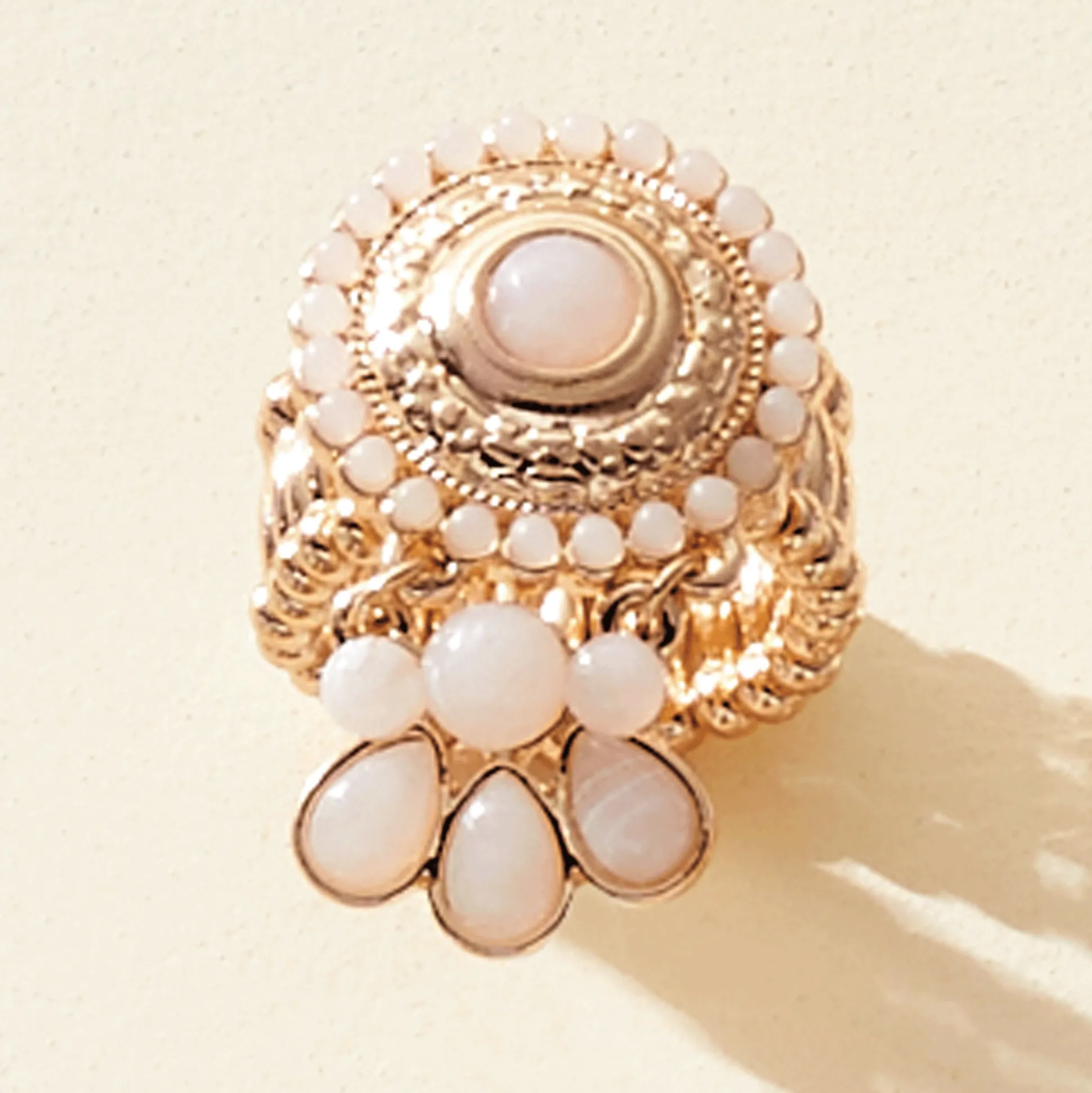 Round-Burst Stretch Ring