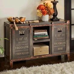 Rustic Media Stand