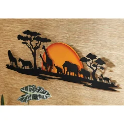Safari Sunset Wall Art