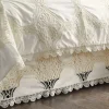 Scalloped Crochet Bedskirt