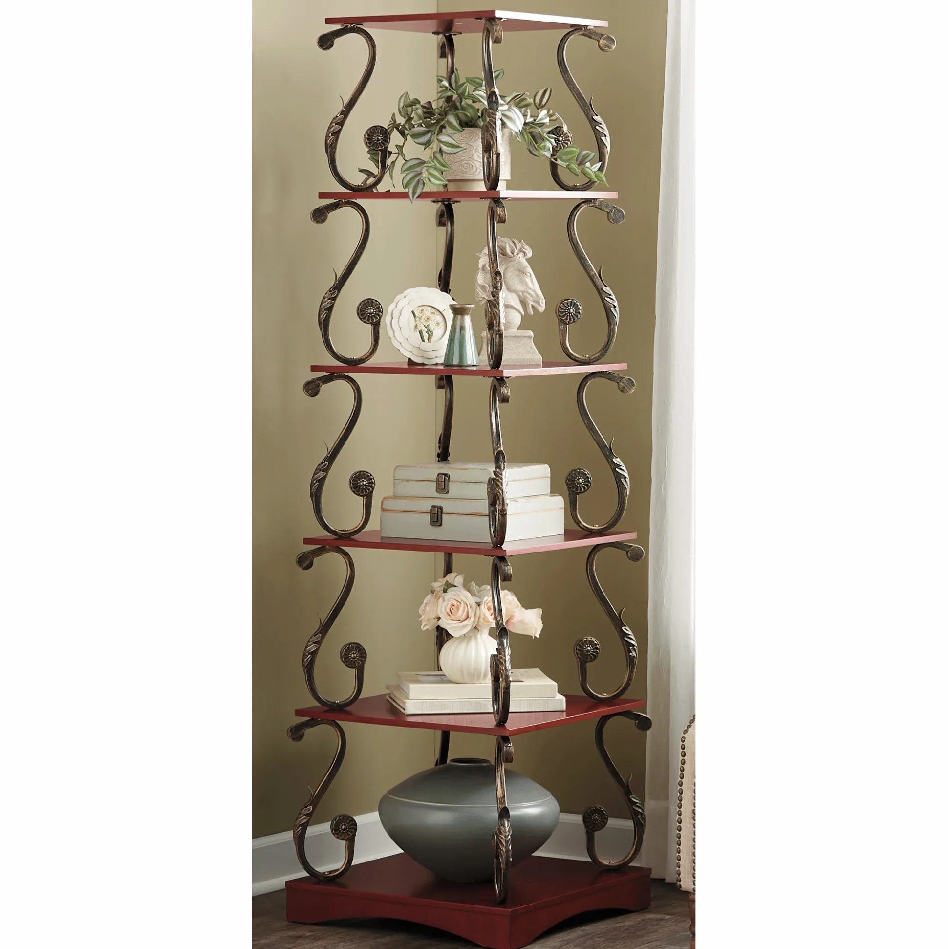 Scroll Display Shelf