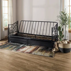 Scroll Storage Futon Frame