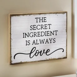 Secret Ingredient Box Sign