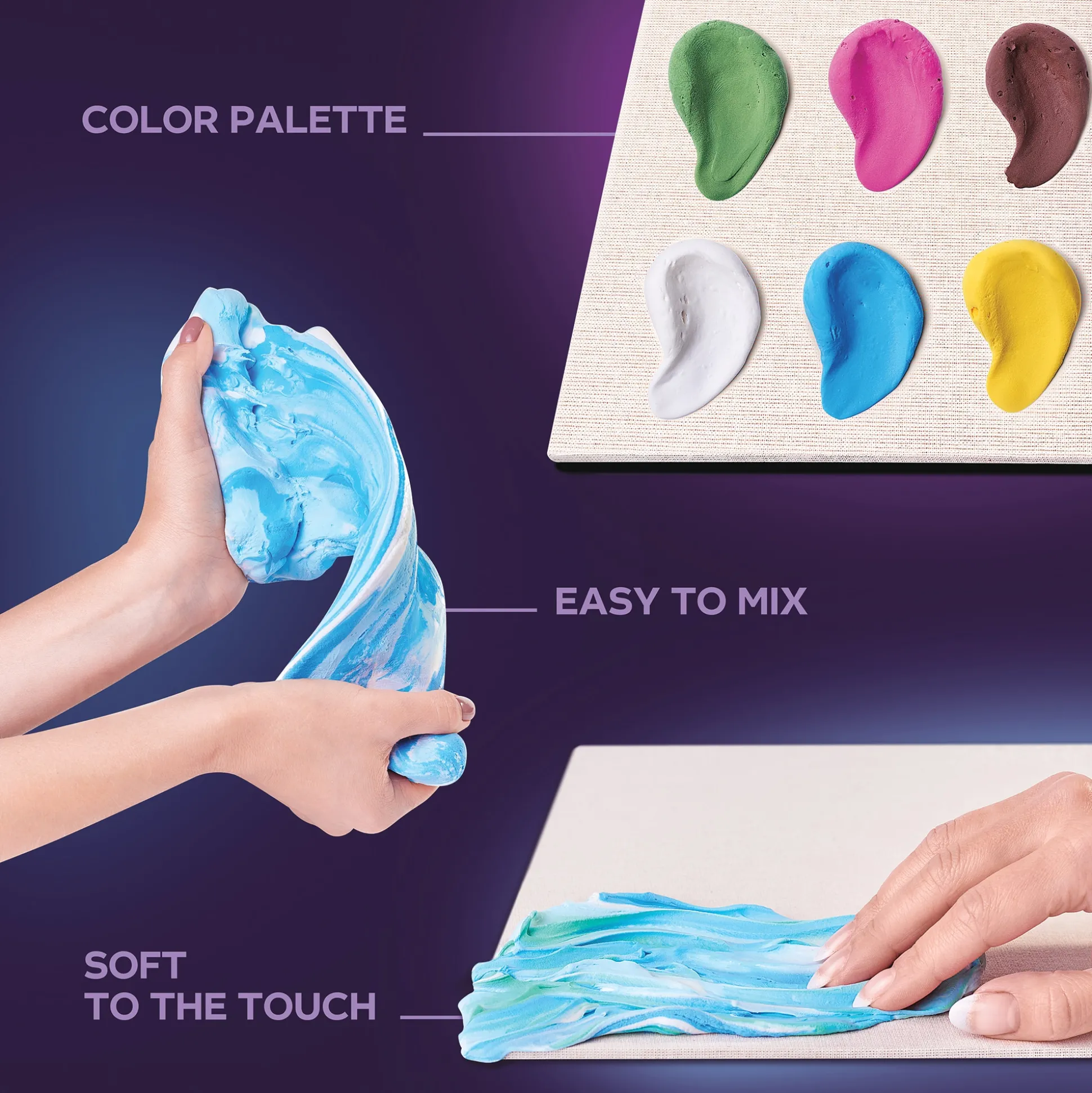 Sensory Art 3-D Clay Painting Kit