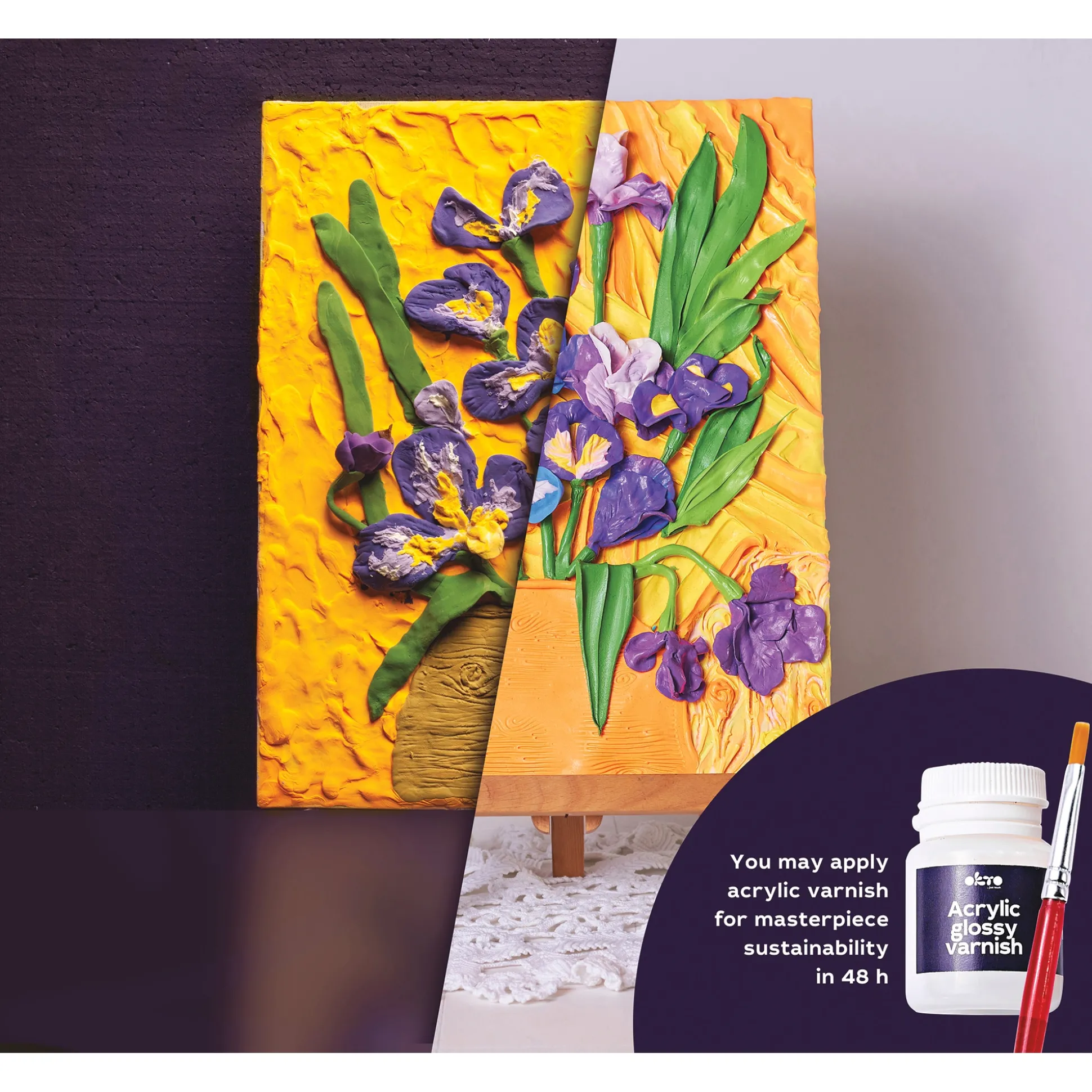 Sensory Art 3-D Clay Painting Kit